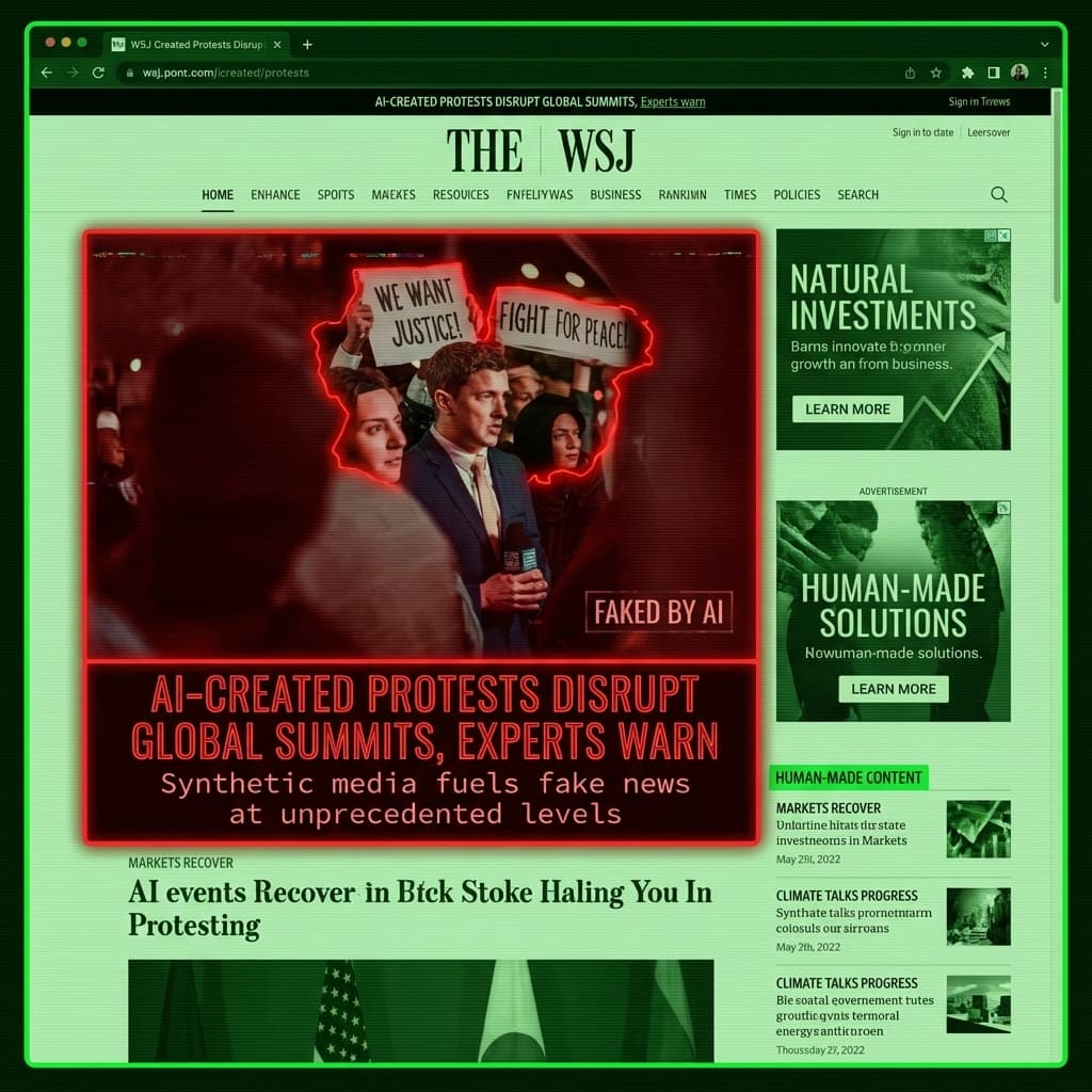 Fabricated News Events